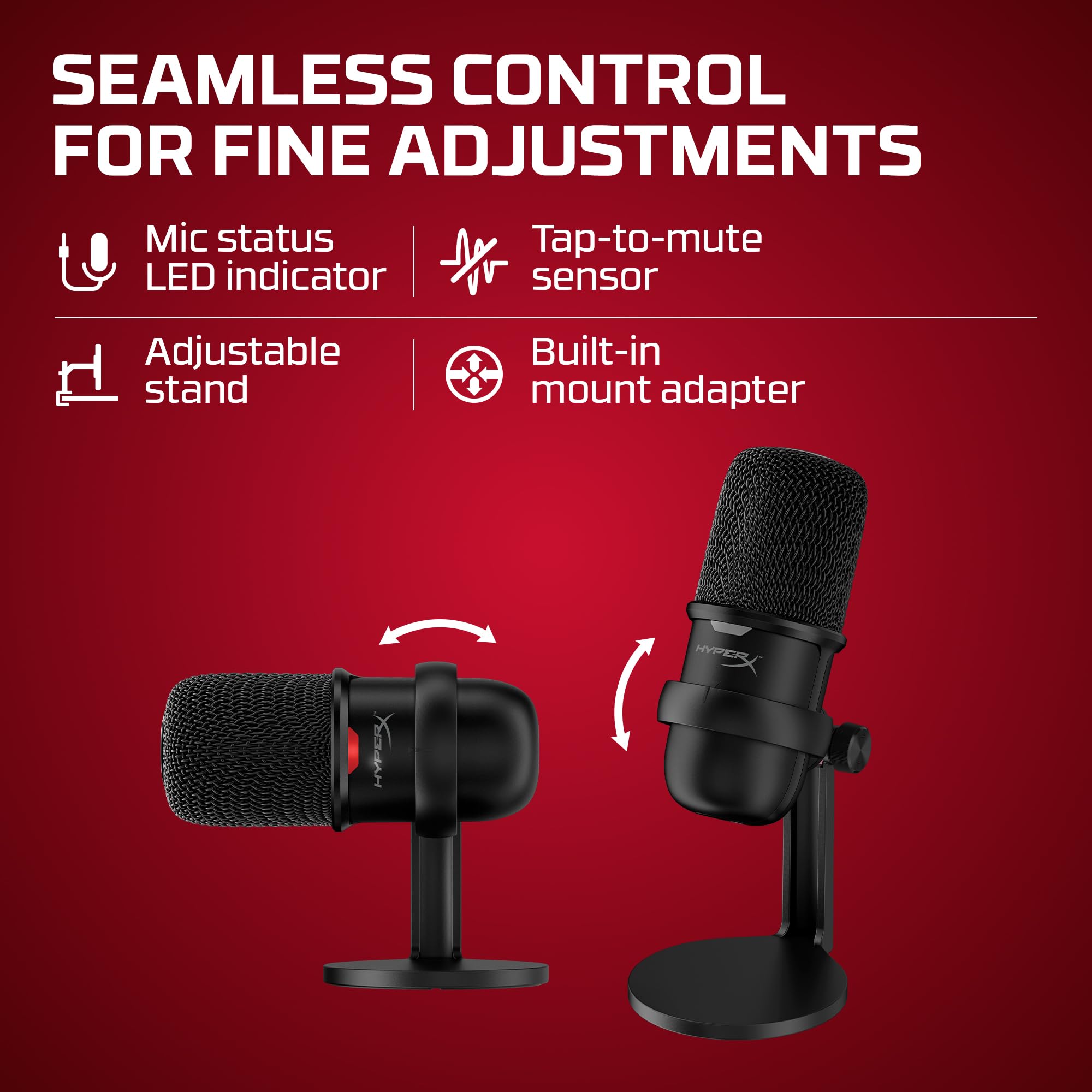 astro MIXAMP ＋ HyperX SoloCast HyperX SoloCast – USB Condenser Gaming Microphone, for PC, PS4